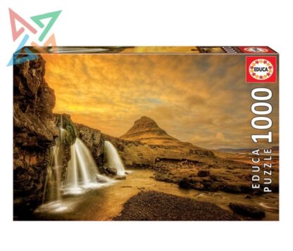 ROMPECABEZAS PUZZLE EDUCA 1000 piezas Nro 17971: KIRKJUFELLSFOSS, ISLANDIA