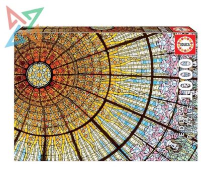 ROMPECABEZAS PUZZLE EDUCA 1000 piezas Nro 19256: PALAU DE LA MÚSICA, ART NOUVEAU