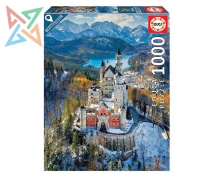 ROMPECABEZAS PUZZLE EDUCA 1000 piezas Nro 19261: Castillo de Neuschwanstein