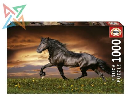 ROMPECABEZAS PUZZLE EDUCA 1000 piezas Nro 19555: CABALLO AL TROTE