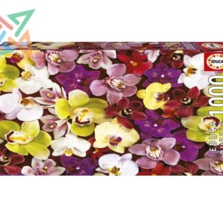 ROMPECABEZAS PUZZLE EDUCA 1000 piezas Nro 19558: COLLAGE DE ORQUÍDEAS