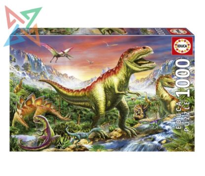 ROMPECABEZAS PUZZLE EDUCA 1000 piezas Nro 19560: BOSQUE JURÁSICO