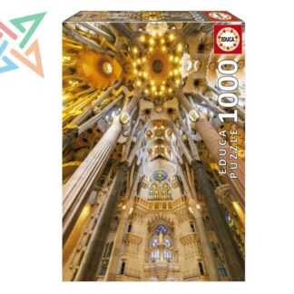 ROMPECABEZAS PUZZLE EDUCA 1000 piezas Nro 19614: INTERIOR SAGRADA FAMILIA