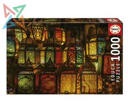 ROMPECABEZAS PUZZLE EDUCA 1000 piezas Nro 19668: COLLAGE DE FAROLES
