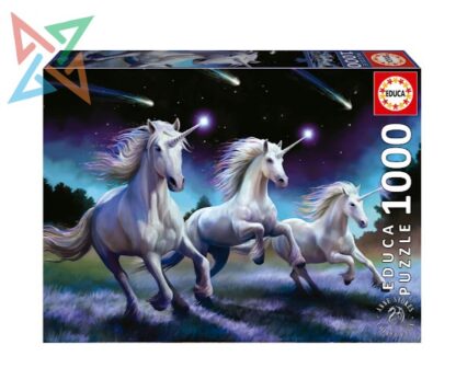ROMPECABEZAS PUZZLE EDUCA 1000 piezas Nro 19919: UNICORNIOS, ANNE STOKES