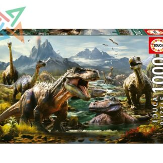 ROMPECABEZAS PUZZLE EDUCA 1000 piezas Nro 19924: DINOSAURIOS FEROCES
