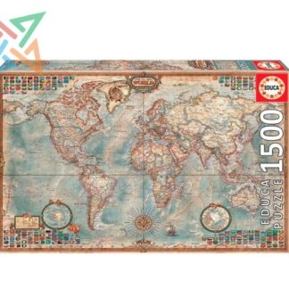 ROMPECABEZAS PUZZLE EDUCA 1500 piezas Nro 16005: EL MUNDO, MAPA POLÍTICO
