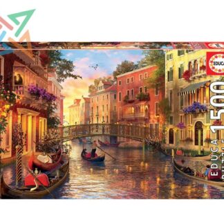 ROMPECABEZAS PUZZLE EDUCA 1500 piezas Nro 17124: ATARDECER EN VENECIA