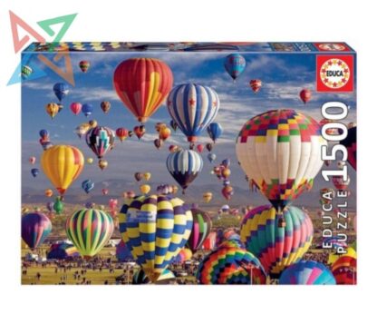 ROMPECABEZAS PUZZLE EDUCA 1500 piezas Nro 17977: GLOBOS AEROSTÁTICOS