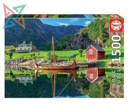 ROMPECABEZAS PUZZLE EDUCA 1500 piezas Nro 18006: BARCO VIKINGO