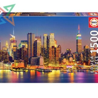ROMPECABEZAS PUZZLE EDUCA 1500 piezas Nro 18466: MANHATTAN DE NOCHE