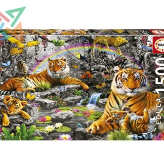 ROMPECABEZAS PUZZLE EDUCA 1500 piezas Nro 19563: SELVA RADIANTE