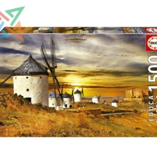 ROMPECABEZAS PUZZLE EDUCA 1500 piezas Nro 19618: MOLINOS DE VIENTO