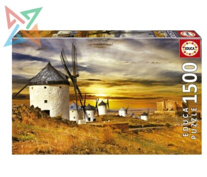 ROMPECABEZAS PUZZLE EDUCA 1500 piezas Nro 19618: MOLINOS DE VIENTO