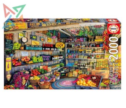 ROMPECABEZAS PUZZLE EDUCA 2000 piezas Nro 17128: TIENDA DE COMESTIBLES