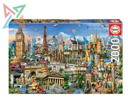 ROMPECABEZAS PUZZLE EDUCA 2000 piezas Nro 17697: Símbolos de Europa