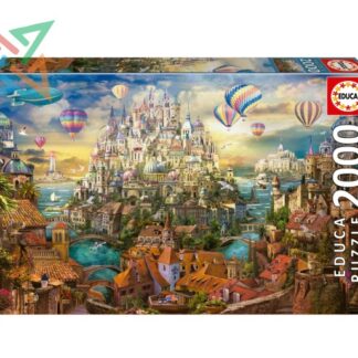 ROMPECABEZAS PUZZLE EDUCA 2000 piezas Nro 19944: CIUDAD DE LOS SUEÑOS