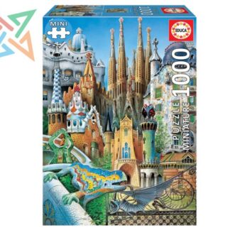 ROMPECABEZAS PUZZLE EDUCA Miniature 1000 piezas Nro 11874: COLLAGE GAUDI