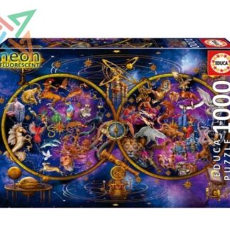 ROMPECABEZAS PUZZLE EDUCA NEON Fluorescente 1000 piezas Nro 18003: ASTROLOGIA
