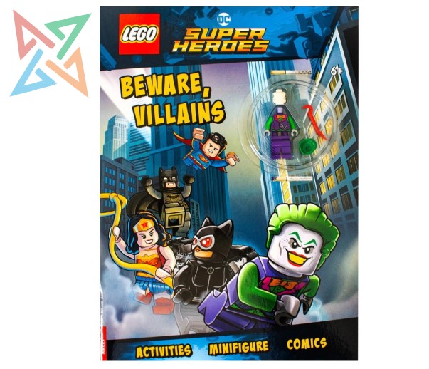 Revista LEGO AMEET (en Inglés) Activities & Minifigure - DC SUPER HEROES: BEWARE, VILLAINS