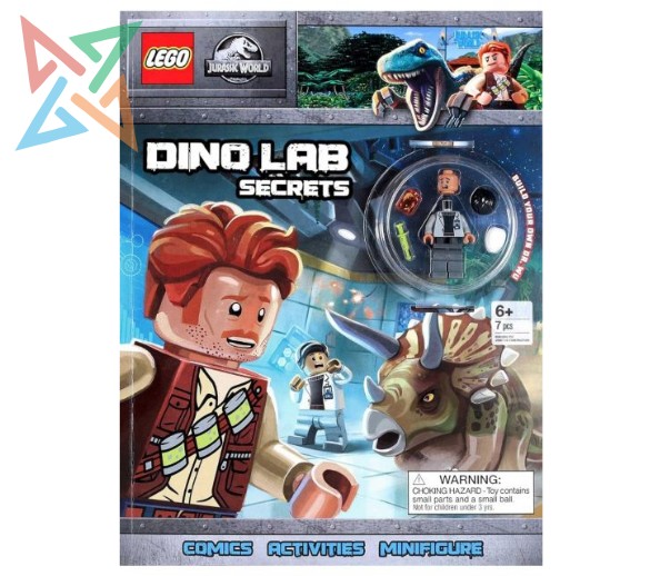 Revista LEGO AMEET (en Inglés) Activities & Minifigure - JURASSIC WORLD: DINO LAB SECRETS