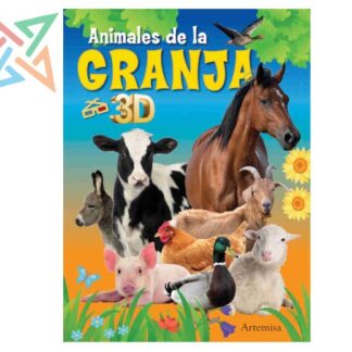 COLECCIÓN ARTEMISA 3D con ANTEOJOS y STICKERS: Animales de la Granja