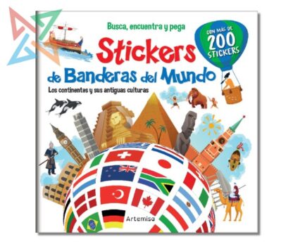 COLECCIÓN ARTEMISA Busco y Encuentro: STICKERS de Banderas del Mundo