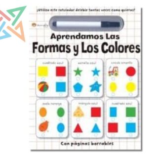 Colección ¡Vamos a Aprender! (con rotulador deleble) Manolito - Aprendamos las FORMAS y COLORES (Tapa Dura)