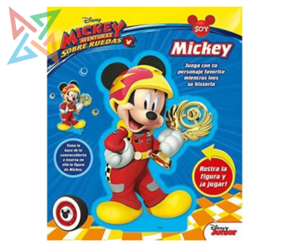 Colección Soy… ¡Retira la Figura y a Jugar! - Soy Mickey (CARTONÉ)