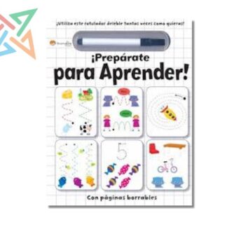 Colección ¡Vamos a Aprender! (con rotulador deleble) Manolito - ¡Prepárate Para APRENDER! (Tapa Dura)
