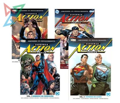 SUPERMAN ACTION COMICS - UNIVERSO DC RENACIMIENTO - COMBO: Vol. 1 al 4