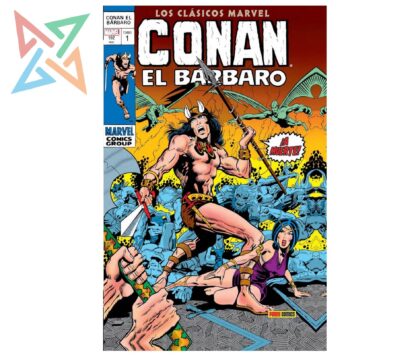 LOS CLÁSICOS MARVEL: CONAN EL BARBAR0 01 (Tapa Dura)