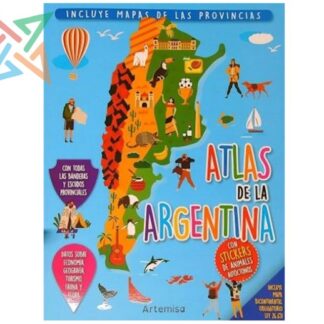 COLECCIÓN ARTEMISA ATLAS: Atlas de la Argentina con Stickers