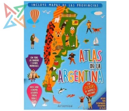 COLECCIÓN ARTEMISA ATLAS: Atlas de la Argentina con Stickers