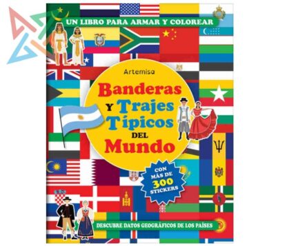 COLECCIÓN ARTEMISA BANDERAS: Banderas y Trajes Típicos del Mundo para Pintar
