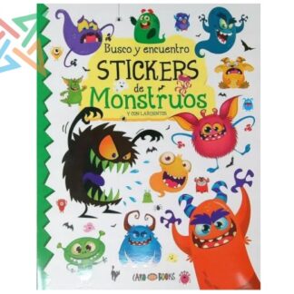 COLECCIÓN ARTEMISA Busco y Encuentro: STICKERS de Monstruos y con Laberintos