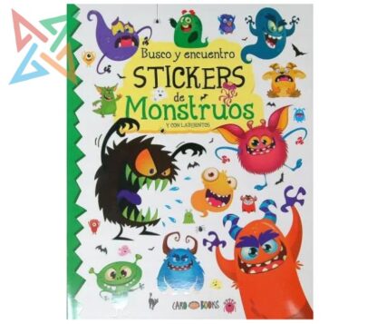 COLECCIÓN ARTEMISA Busco y Encuentro: STICKERS de Monstruos y con Laberintos