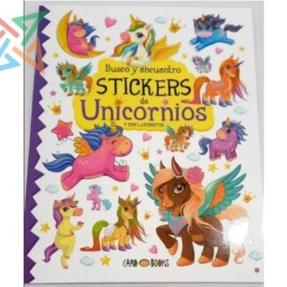 COLECCIÓN ARTEMISA Busco y Encuentro: STICKERS de Unicornios y con Laberintos