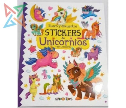 COLECCIÓN ARTEMISA Busco y Encuentro: STICKERS de Unicornios y con Laberintos