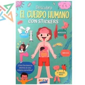 COLECCIÓN ROZINI Descubro con Stickers: Descubro el Cuerpo Humano con Stickers