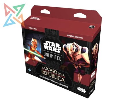 STAR WARS Unlimited - El Ocaso de la República - Caja de inicio para dos jugadores