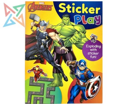 STICKER PLAY: MARVEL AVENGERS - Exploding with sticker fun! (en Inglés)