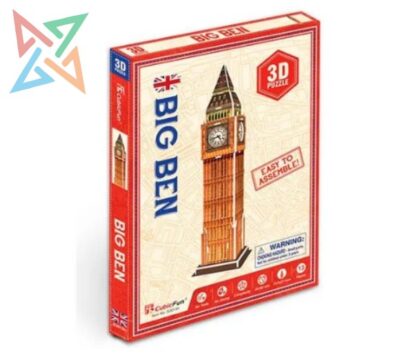 ROMPECABEZAS PUZZLE CubicFun 3D: Big Ben - Londres (13 Piezas)
