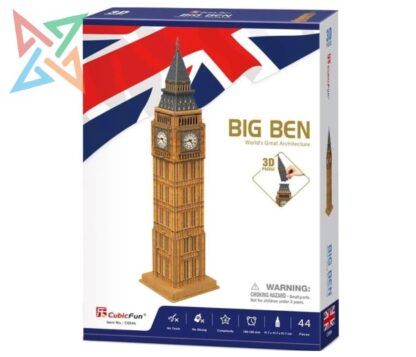 ROMPECABEZAS PUZZLE CubicFun 3D: Big Ben - Londres (44 Piezas)
