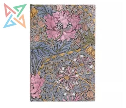 LIBRETA PAPERBLANKS - Tamaño Mini Rayado 176 páginas: MORRIS MADRESELVA ROSA