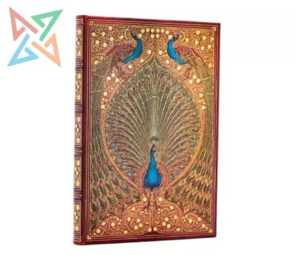 LIBRETA PAPERBLANKS - Tamaño Mini Rayado 176 páginas: PAVOS REALES DE HAFEZ