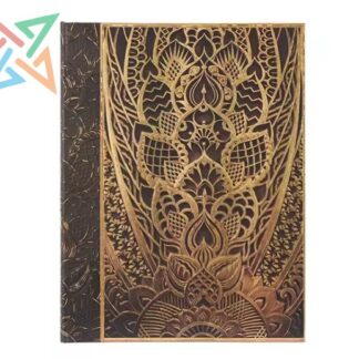 LIBRETA PAPERBLANKS - Tamaño Mini Rayado 176 páginas: CHANIN HOJAS - ART DECO