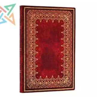 LIBRETA PAPERBLANKS - Tamaño Midi Rayado 176 páginas: HOJA DE ORO