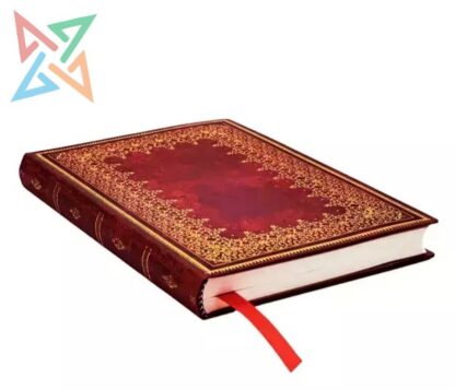 LIBRETA PAPERBLANKS - Tamaño Midi Rayado 176 páginas: HOJA DE ORO - Imagen 2
