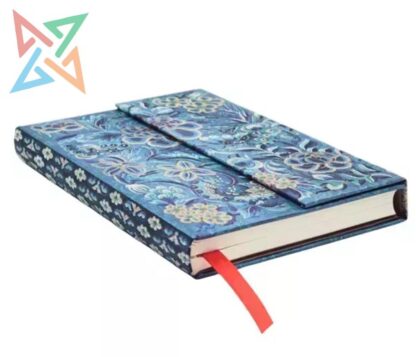 LIBRETA PAPERBLANKS - Tamaño Mini Rayado 176 páginas: SAUCE AZUL - Imagen 2